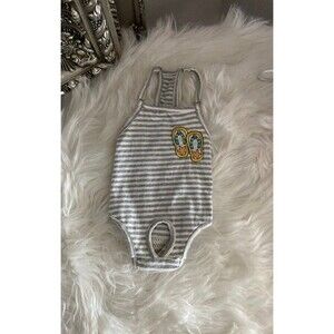 Dog 1 piece tail cutout outfit S